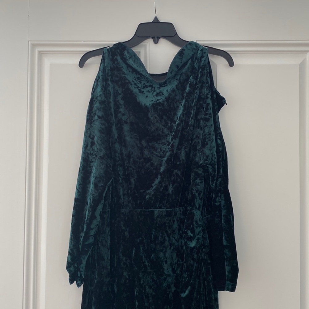 Ralph Lauren Gown green velvet